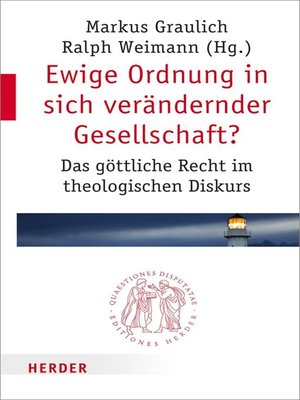 cover image of Ewige Ordnung in sich verändernder Gesellschaft?